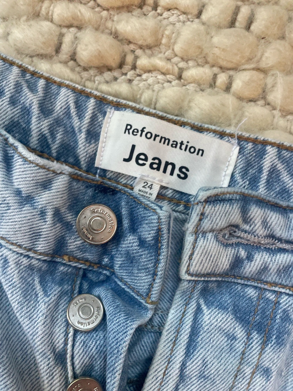 Reformation Cynthia High-Rise Jeans